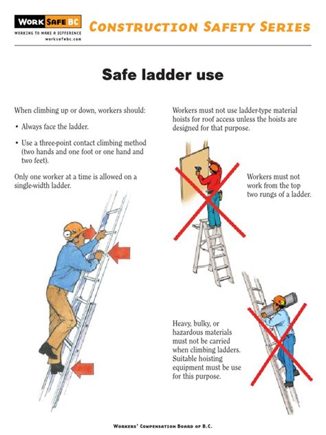 metal fabricator ladder safety training documents|osha ladder safety pdf.